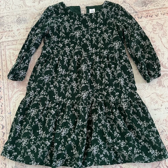 GAP Girls Green Corduroy Dress - Picture 1 of 4